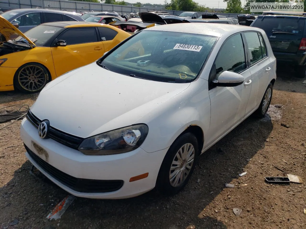 2011 Volkswagen Golf VIN: WVWDA7AJ1BW012205 Lot: 59210124