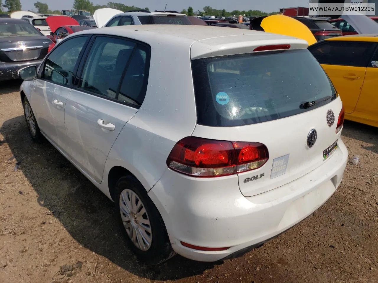 2011 Volkswagen Golf VIN: WVWDA7AJ1BW012205 Lot: 59210124