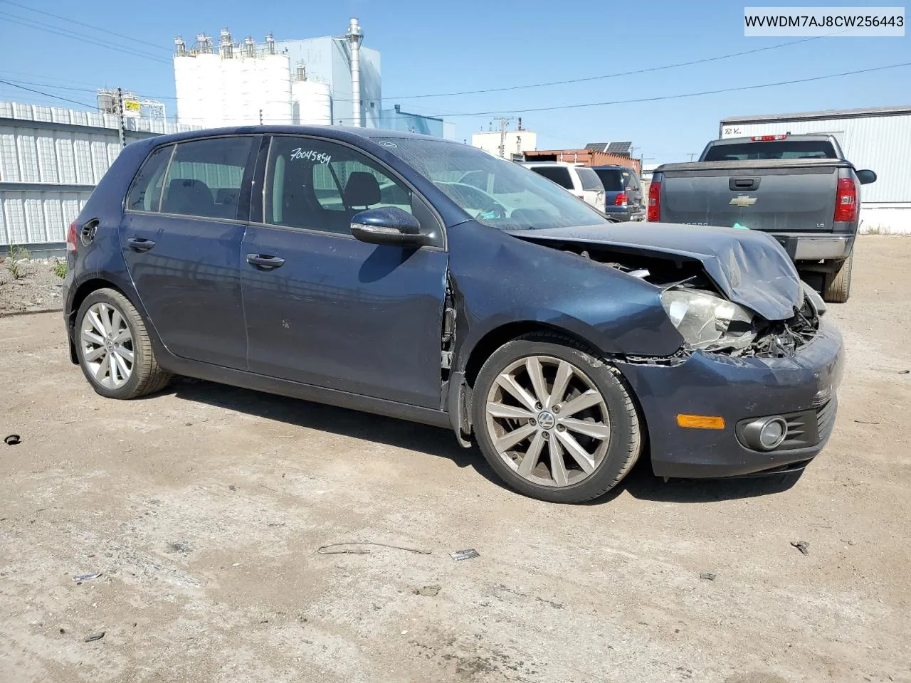 WVWDM7AJ8CW256443 2012 Volkswagen Golf