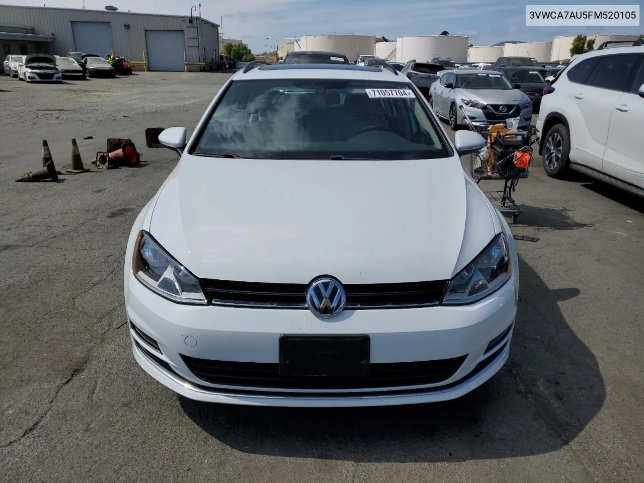 2015 Volkswagen Golf Sportwagen Tdi S VIN: 3VWCA7AU5FM520105 Lot: 71057704