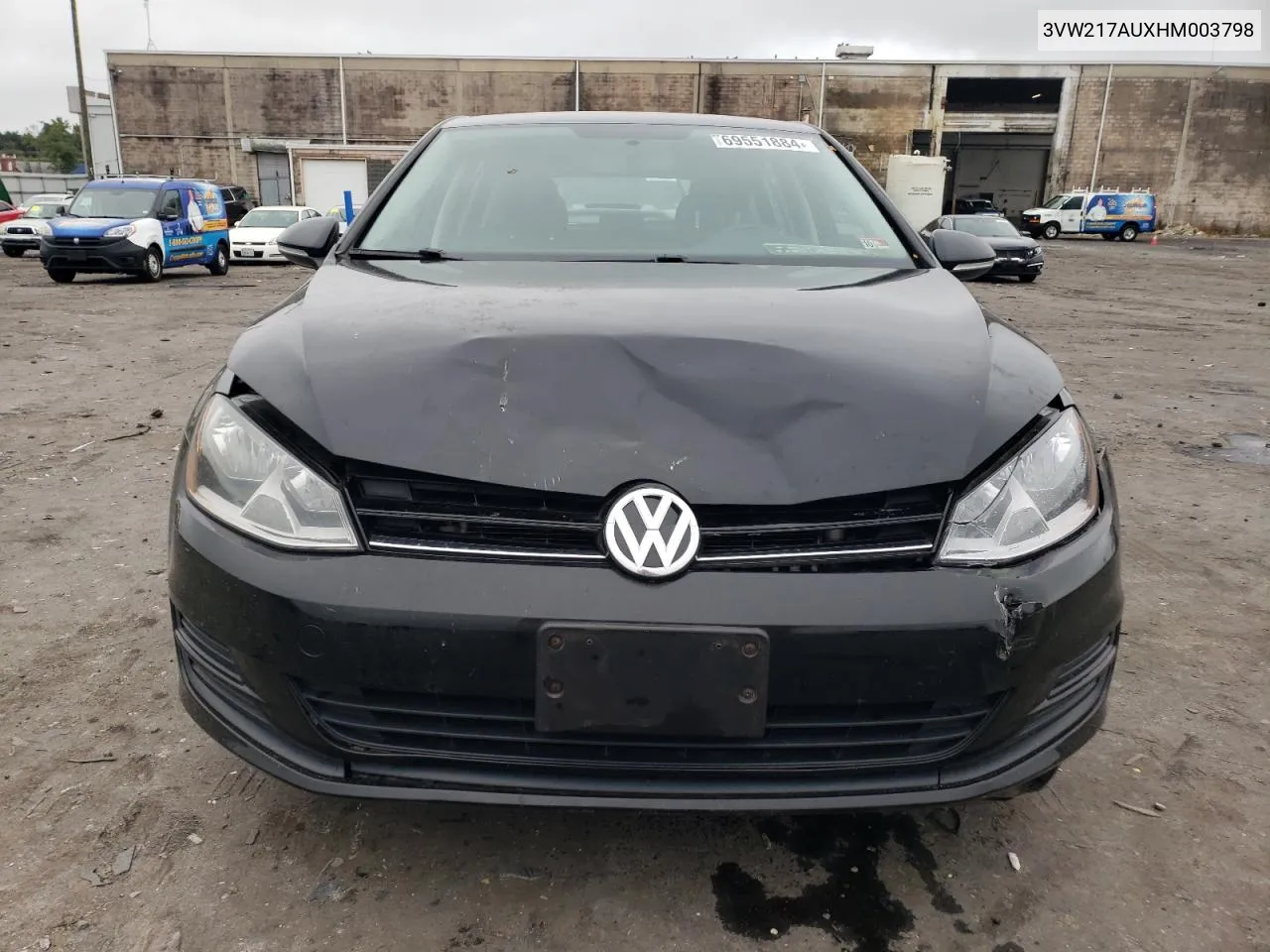 3VW217AUXHM003798 2017 Volkswagen Golf S