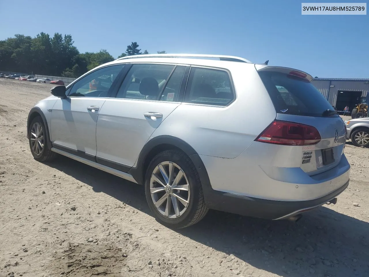 2017 Volkswagen Golf Alltrack S VIN: 3VWH17AU8HM525789 Lot: 69919434