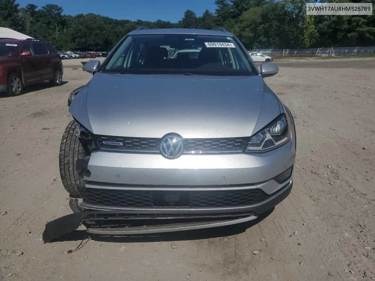 3VWH17AU8HM525789 2017 Volkswagen Golf Alltrack S