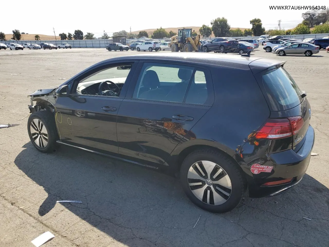 2017 Volkswagen E-Golf Se VIN: WVWKR7AU6HW954348 Lot: 71830984