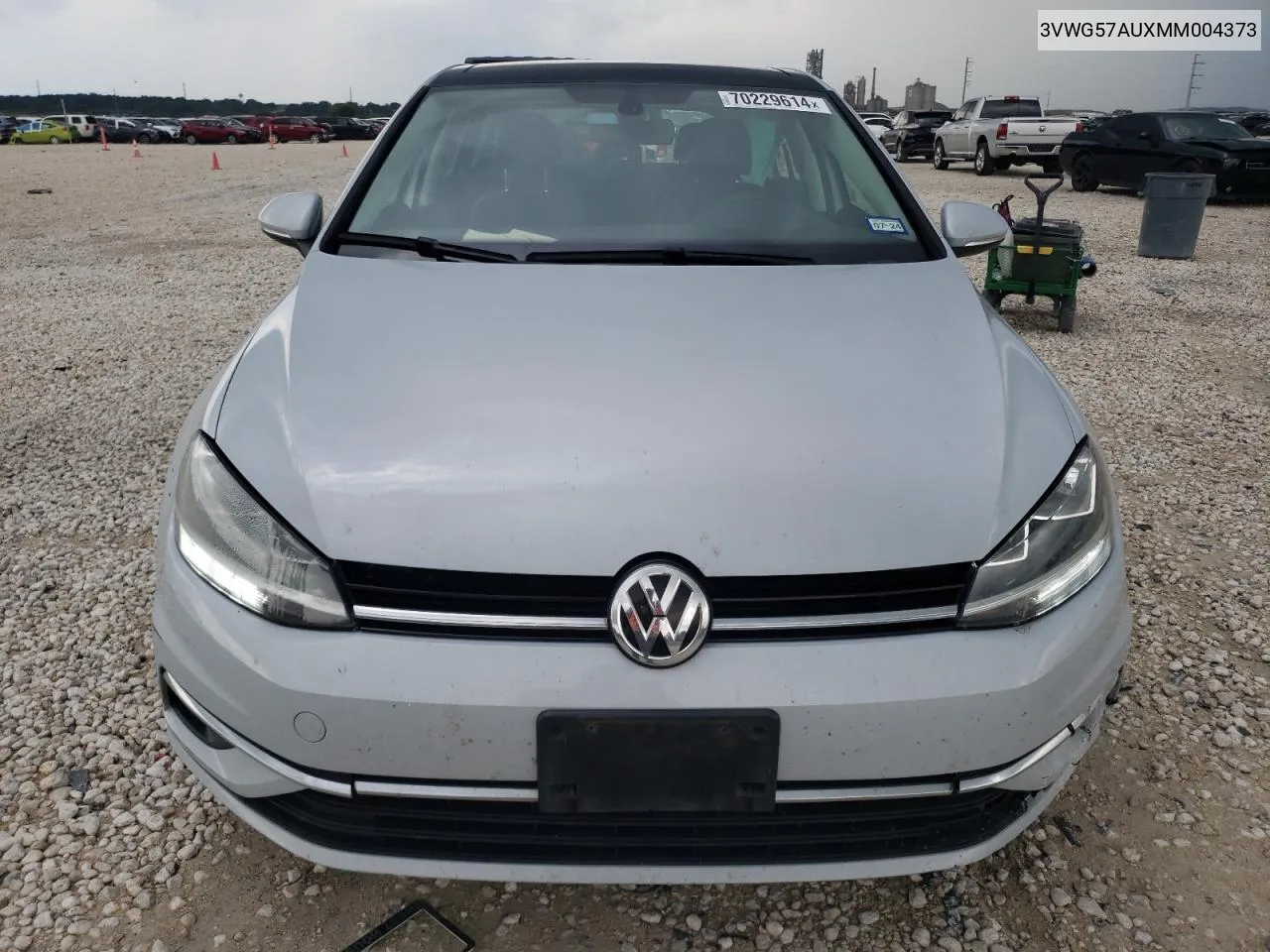 2021 Volkswagen Golf VIN: 3VWG57AUXMM004373 Lot: 70229614