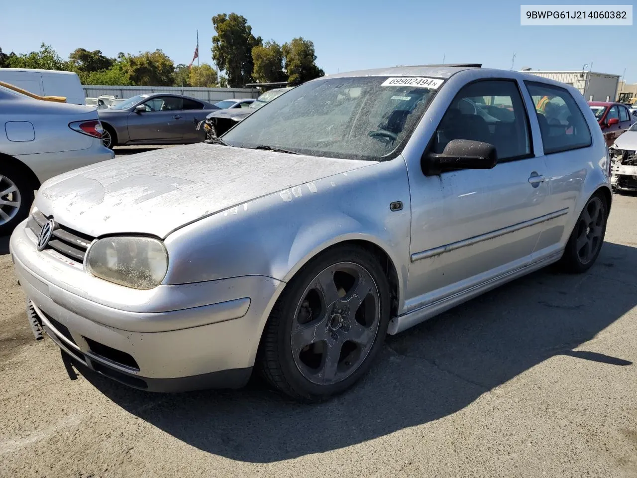 2001 Volkswagen Gti Glx VIN: 9BWPG61J214060382 Lot: 69902494