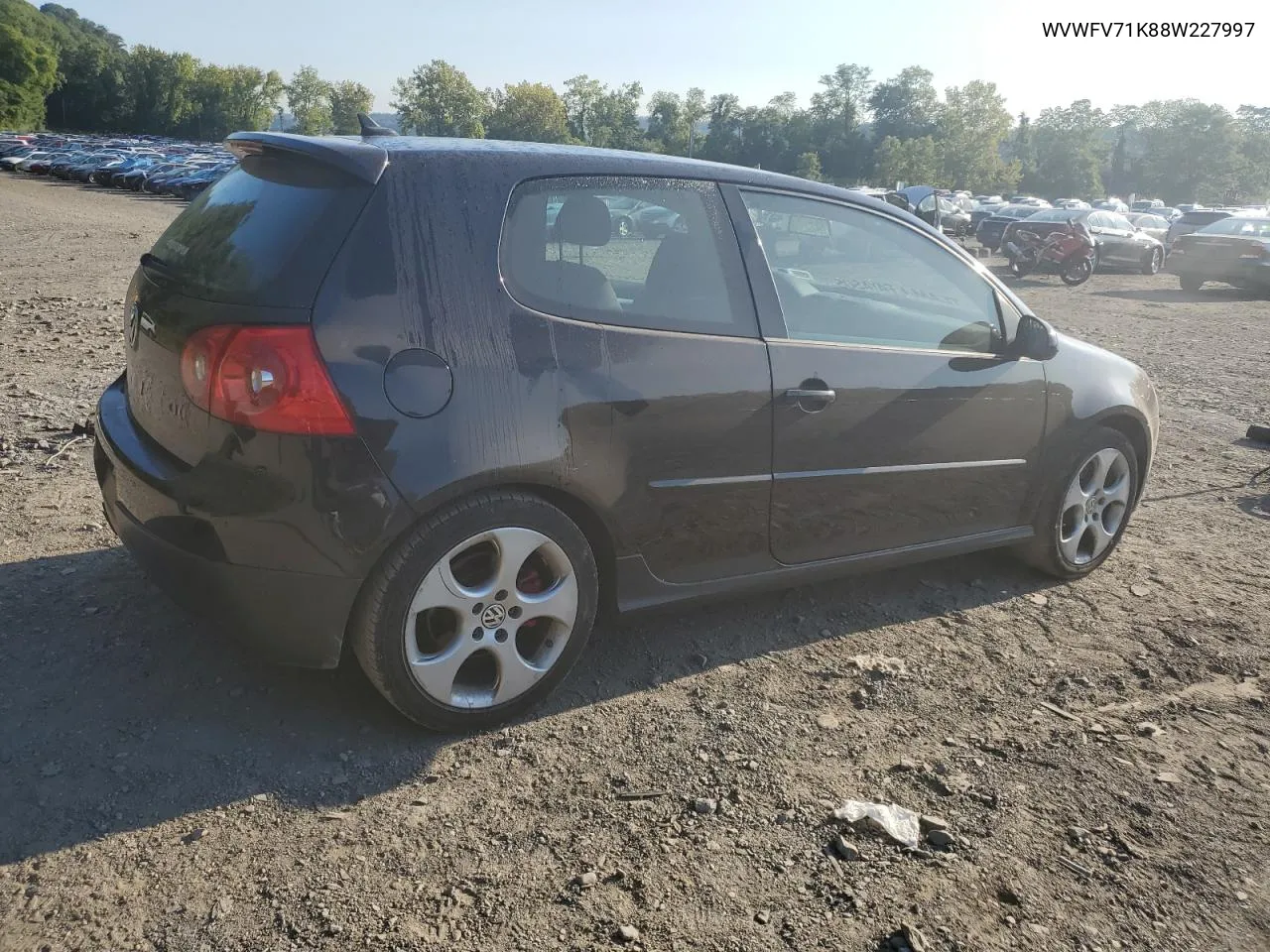 2008 Volkswagen Gti VIN: WVWFV71K88W227997 Lot: 70057544