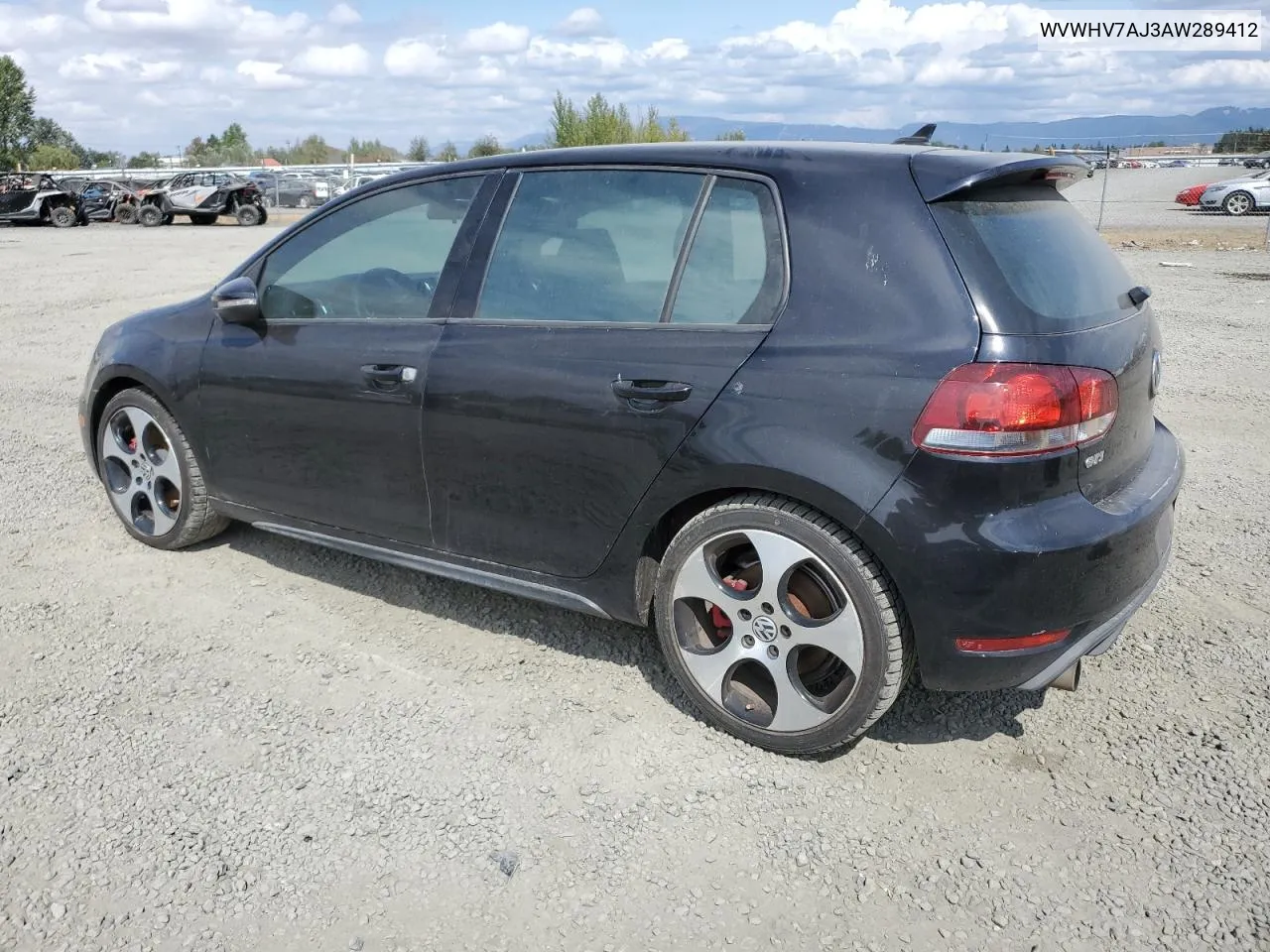 WVWHV7AJ3AW289412 2010 Volkswagen Gti