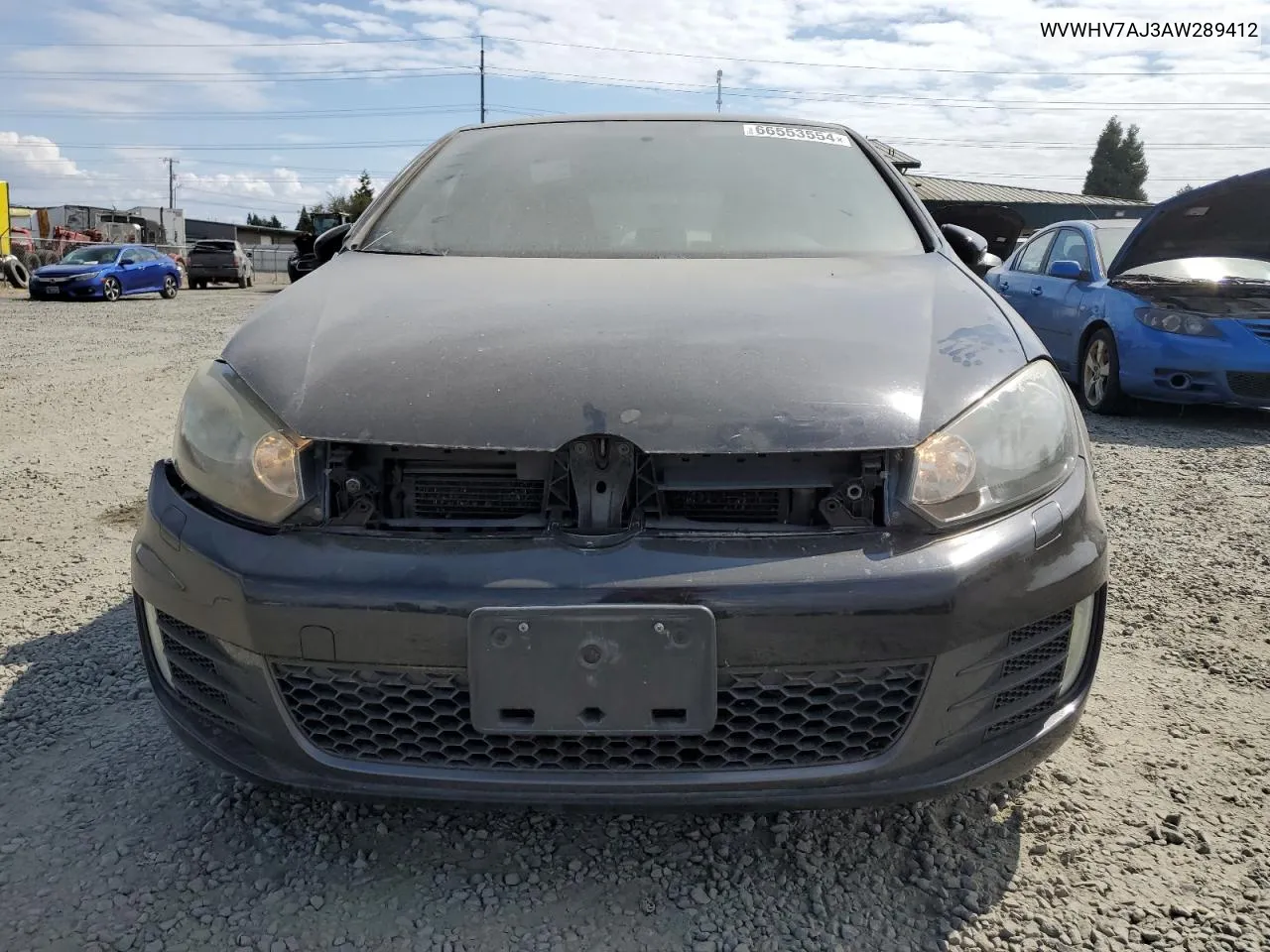 2010 Volkswagen Gti VIN: WVWHV7AJ3AW289412 Lot: 66553554