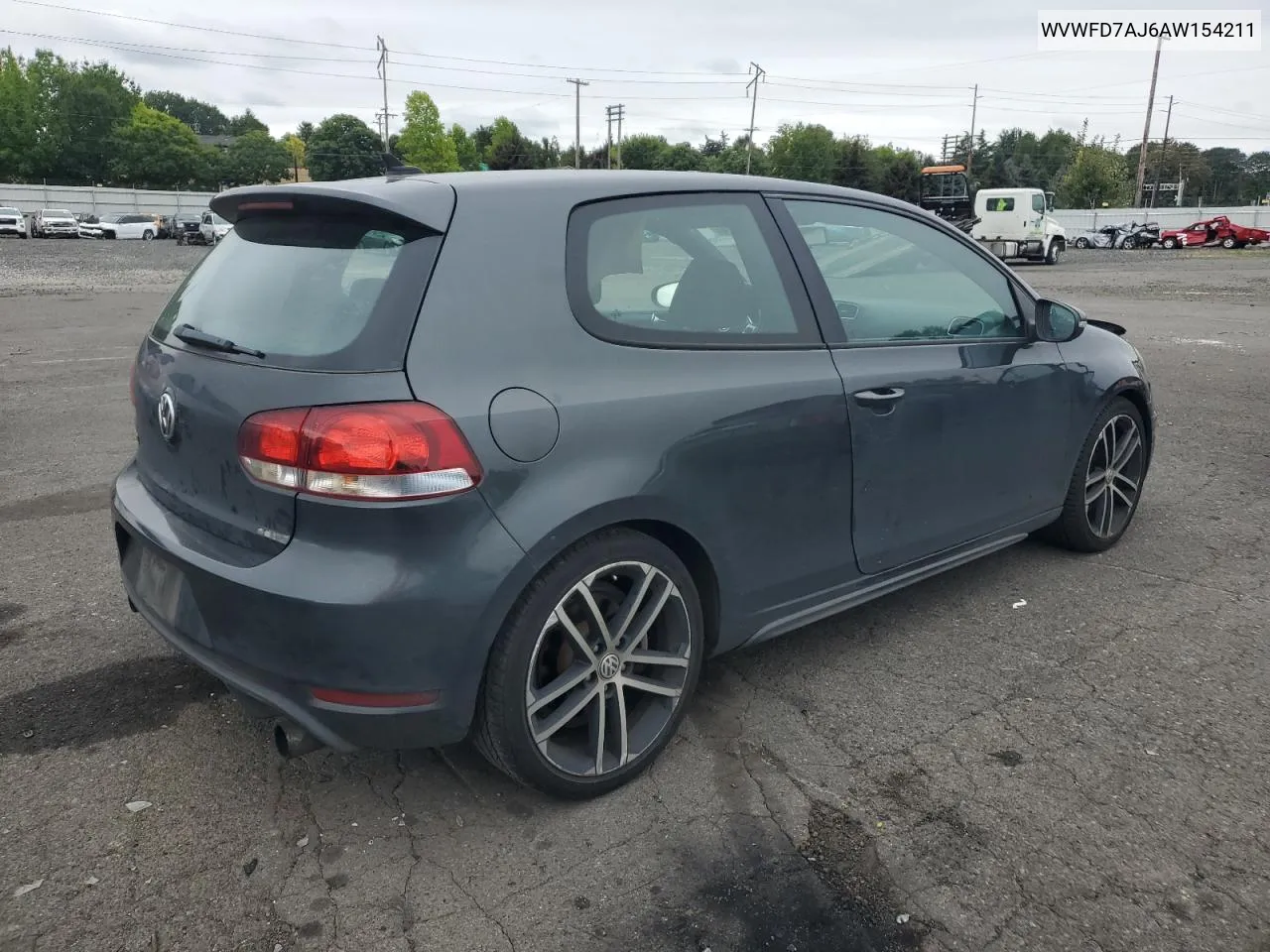 2010 Volkswagen Gti VIN: WVWFD7AJ6AW154211 Lot: 71840324