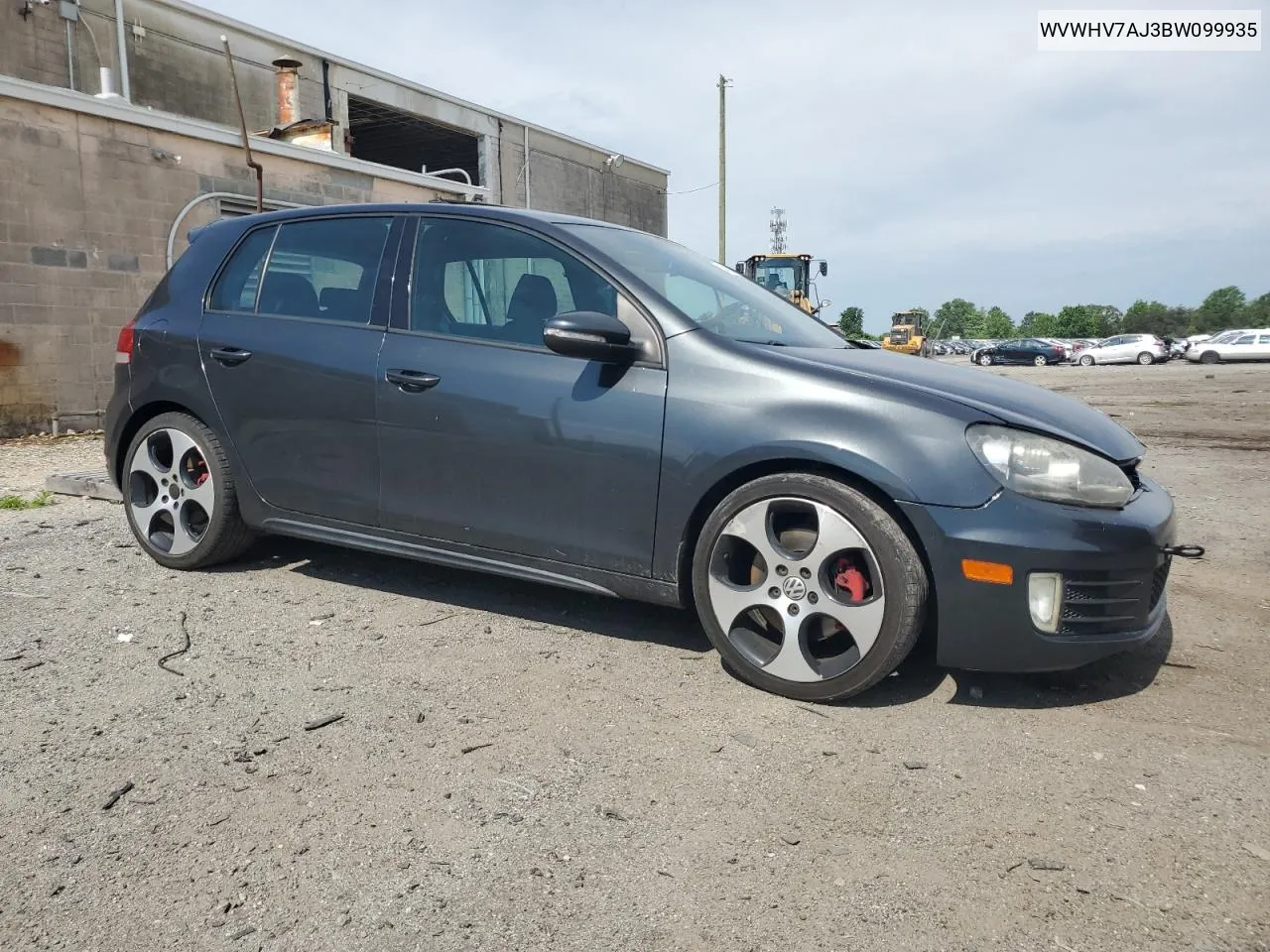 2011 Volkswagen Gti VIN: WVWHV7AJ3BW099935 Lot: 53480514