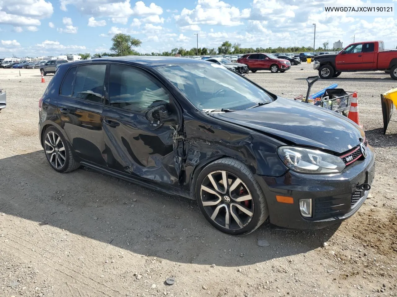 2012 Volkswagen Gti VIN: WVWGD7AJXCW190121 Lot: 71375054