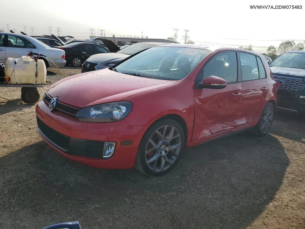 2013 Volkswagen Gti VIN: WVWHV7AJ2DW075483 Lot: 70535724