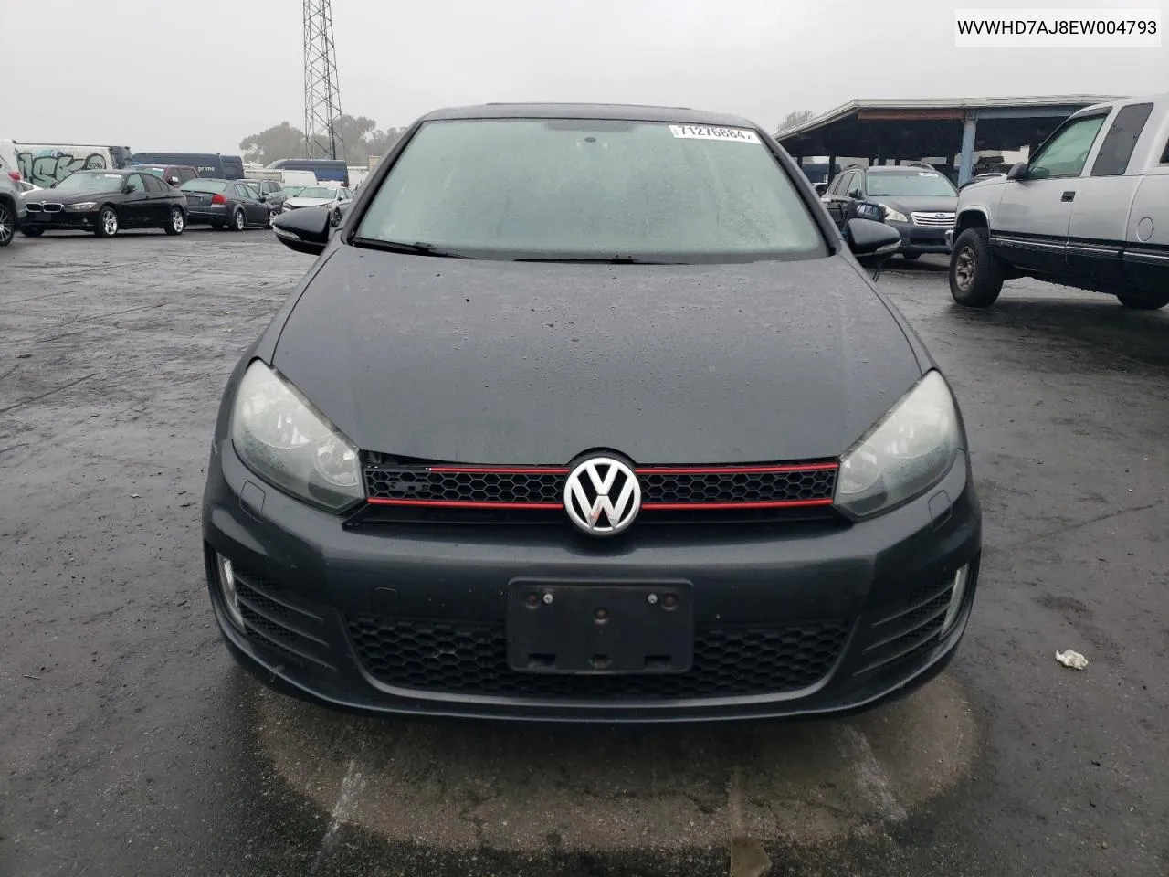 2014 Volkswagen Gti VIN: WVWHD7AJ8EW004793 Lot: 71276884