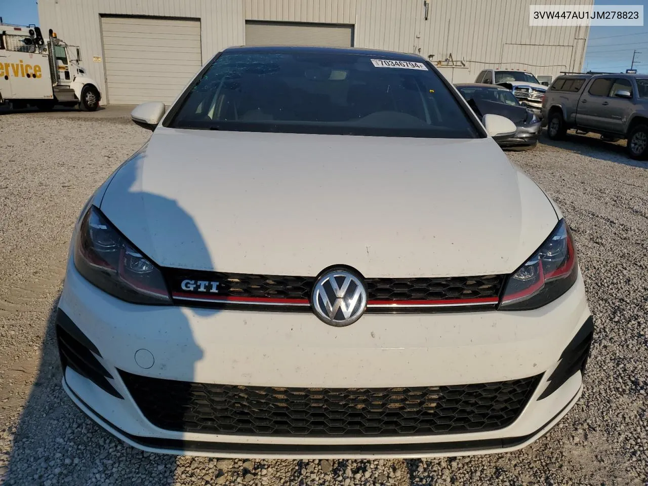 2018 Volkswagen Gti S/Se VIN: 3VW447AU1JM278823 Lot: 70346794