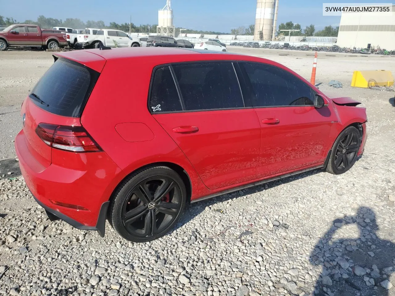 3VW447AU0JM277355 2018 Volkswagen Gti S/Se