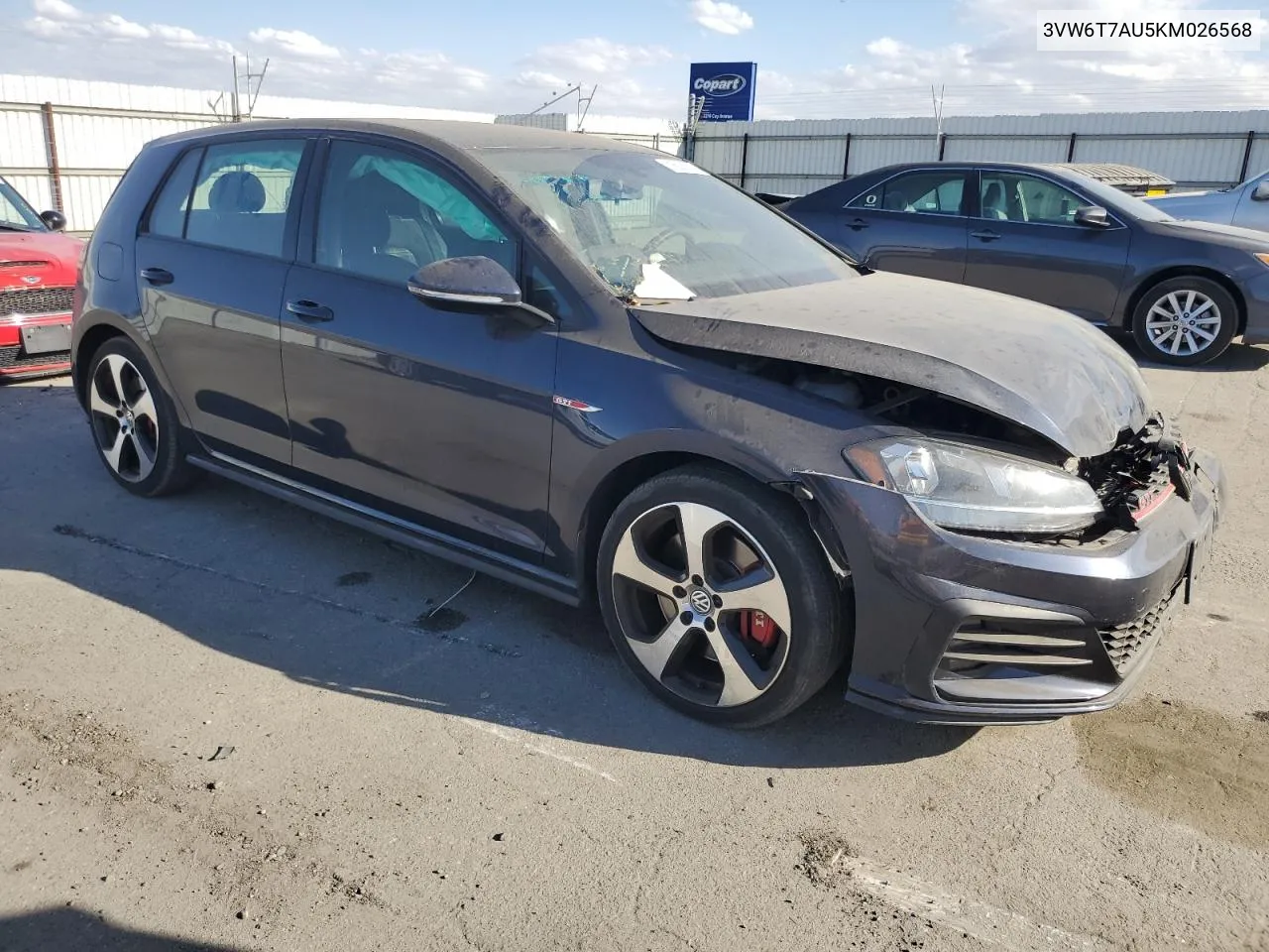 3VW6T7AU5KM026568 2019 Volkswagen Gti S