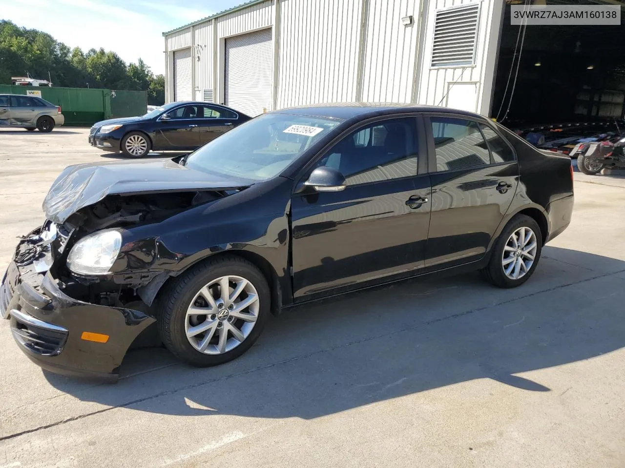 2010 Volkswagen Jetta Se VIN: 3VWRZ7AJ3AM160138 Lot: 69920984