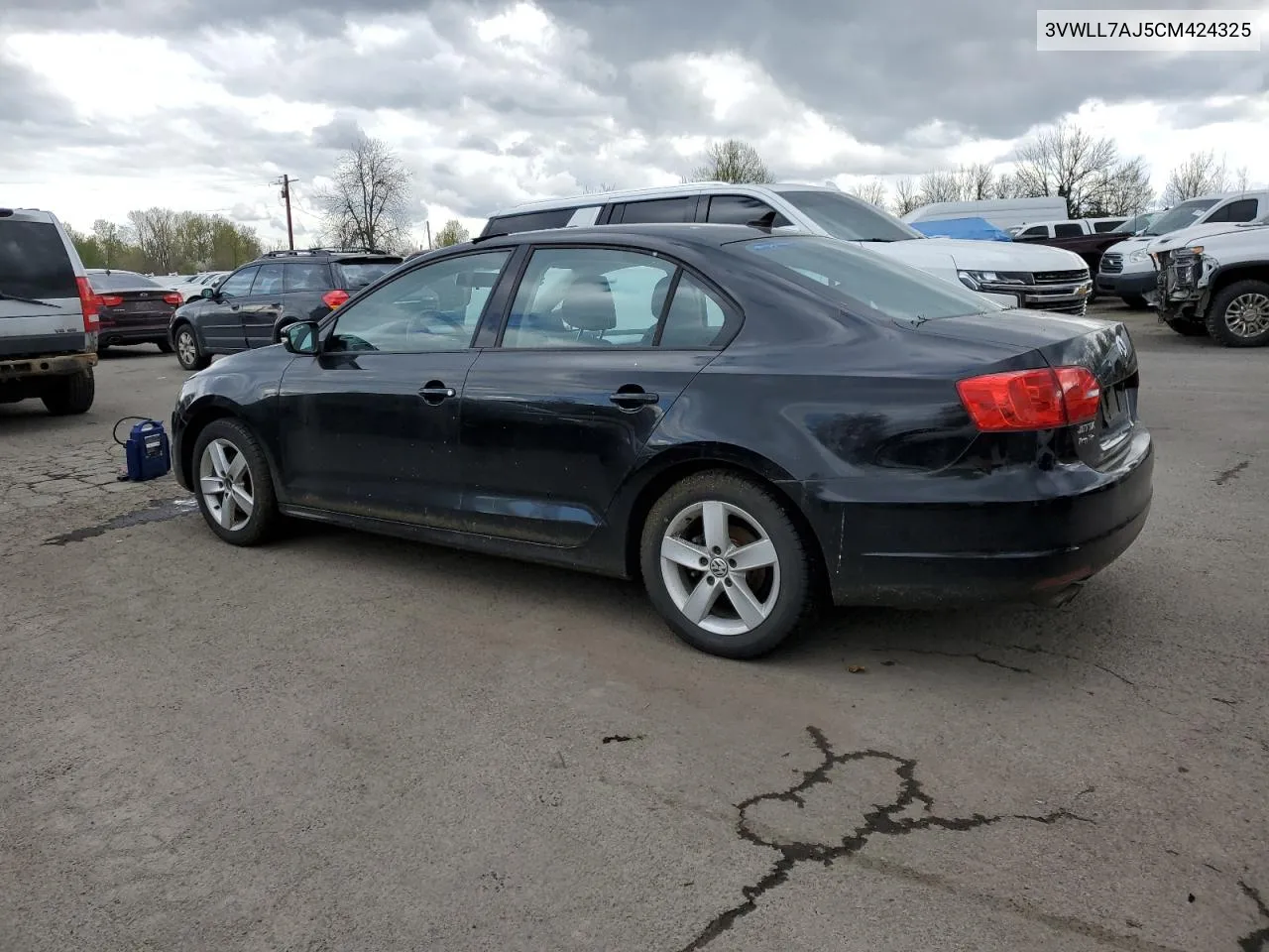 2012 Volkswagen Jetta Tdi VIN: 3VWLL7AJ5CM424325 Lot: 49597964