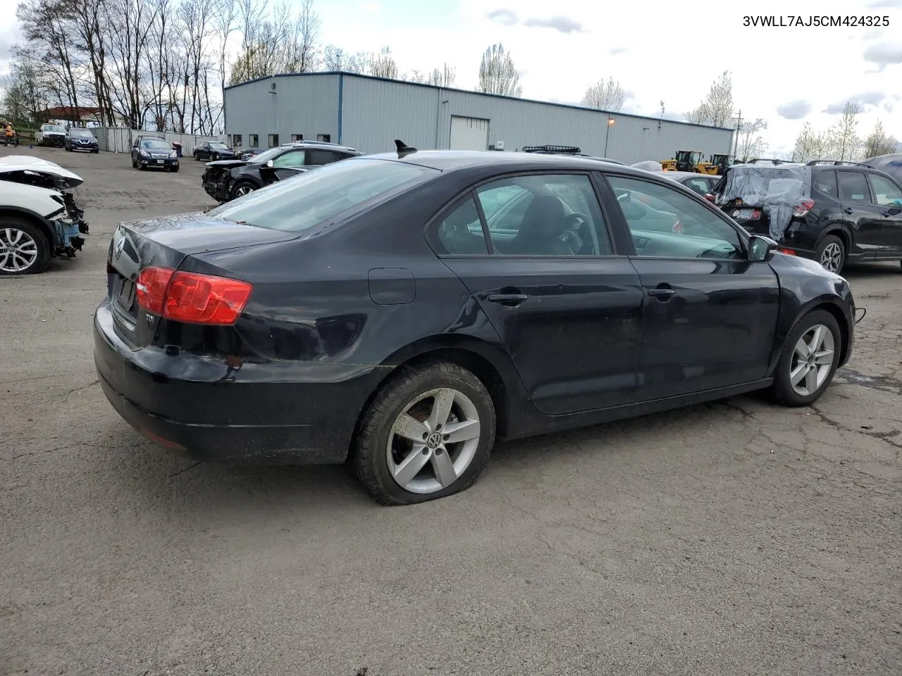 2012 Volkswagen Jetta Tdi VIN: 3VWLL7AJ5CM424325 Lot: 49597964