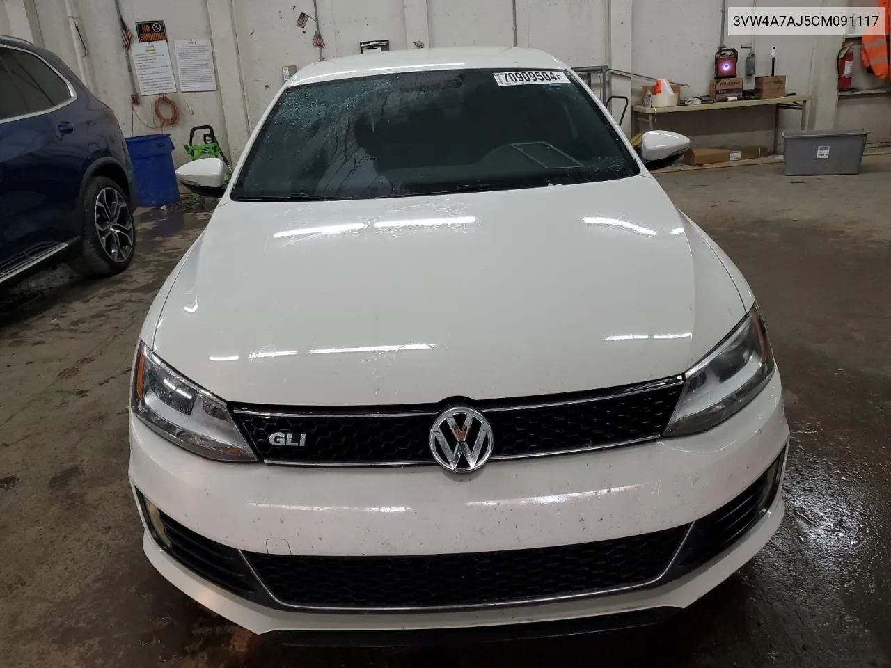 2012 Volkswagen Jetta Gli VIN: 3VW4A7AJ5CM091117 Lot: 70909504