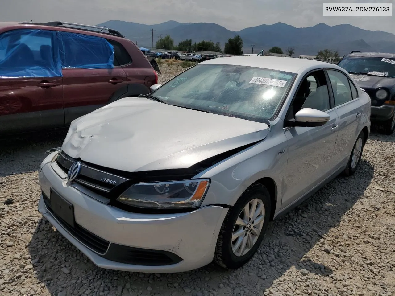 2013 Volkswagen Jetta Hybrid VIN: 3VW637AJ2DM276133 Lot: 64303014