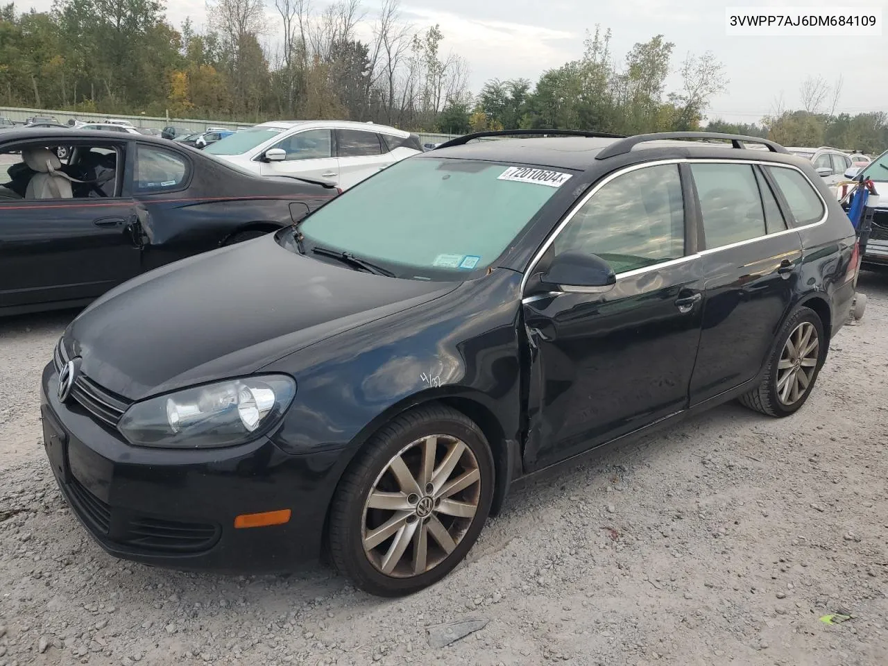 2013 Volkswagen Jetta S VIN: 3VWPP7AJ6DM684109 Lot: 72010604