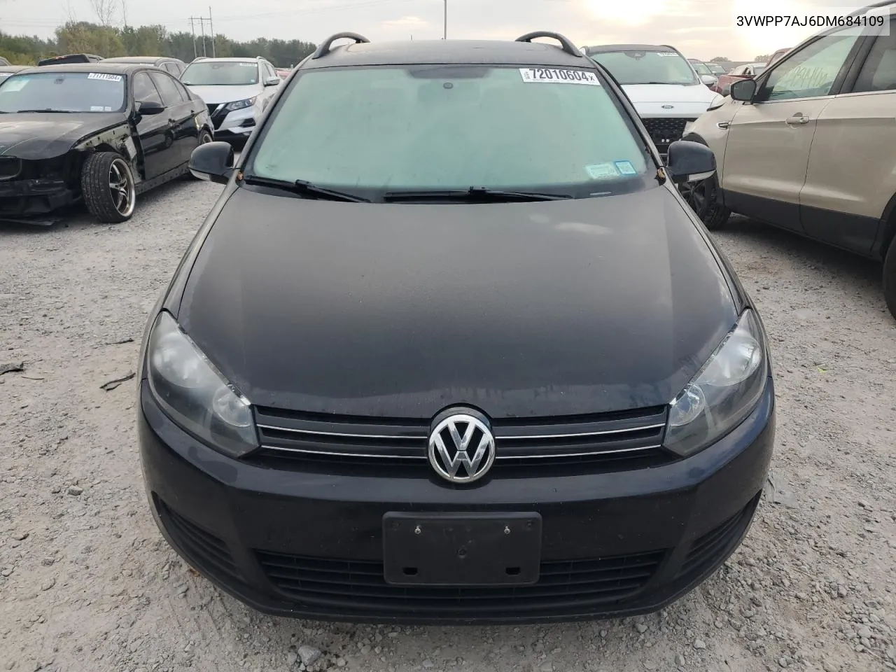 2013 Volkswagen Jetta S VIN: 3VWPP7AJ6DM684109 Lot: 72010604