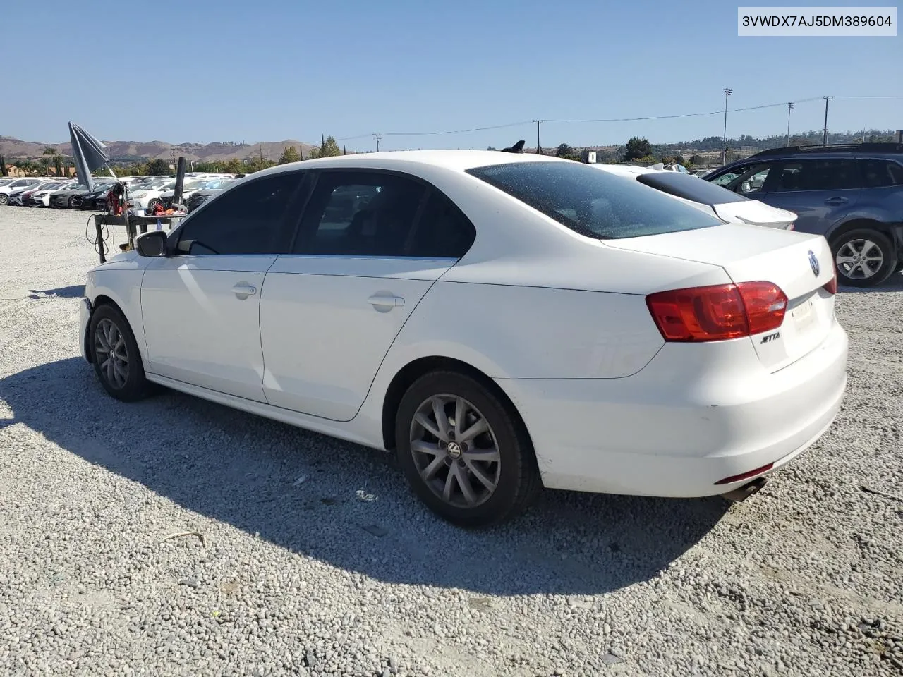 2013 Volkswagen Jetta Se VIN: 3VWDX7AJ5DM389604 Lot: 72042874