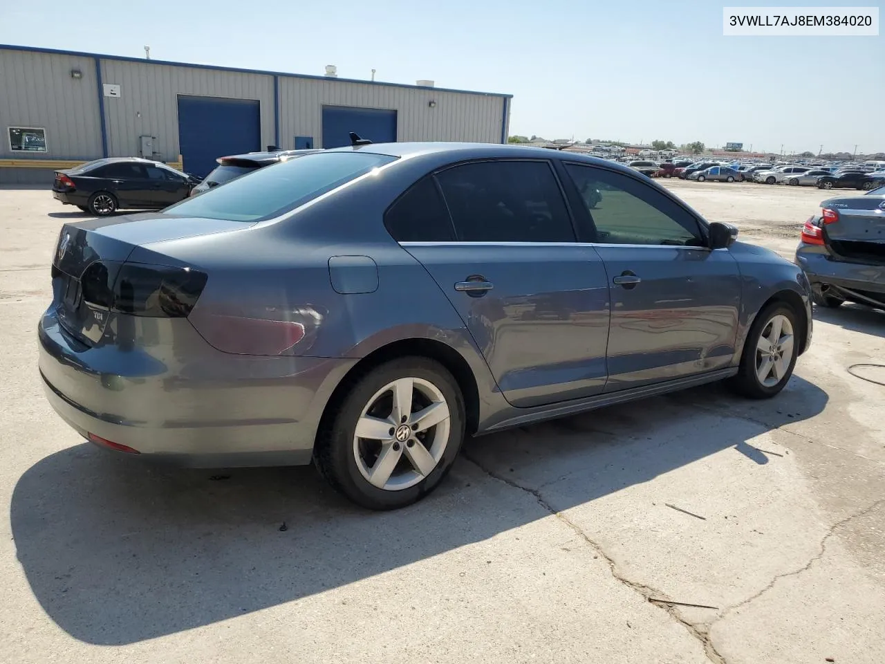 2014 Volkswagen Jetta Tdi VIN: 3VWLL7AJ8EM384020 Lot: 66604124