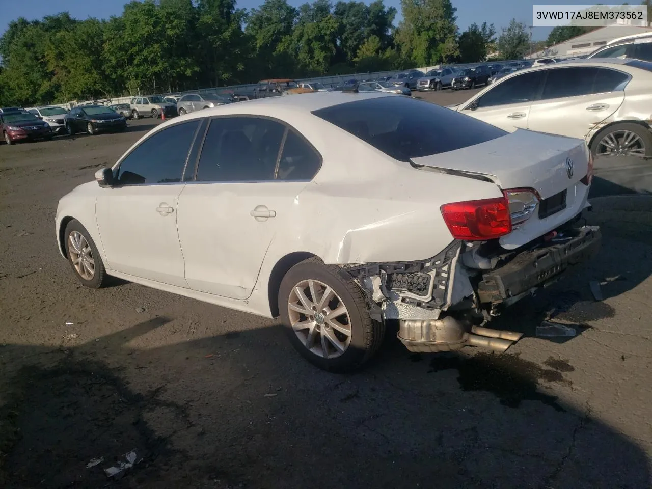 2014 Volkswagen Jetta Se VIN: 3VWD17AJ8EM373562 Lot: 68519474