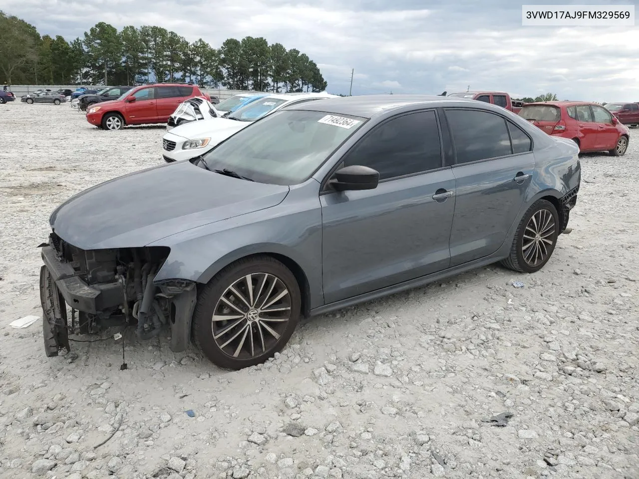 3VWD17AJ9FM329569 2015 Volkswagen Jetta Se