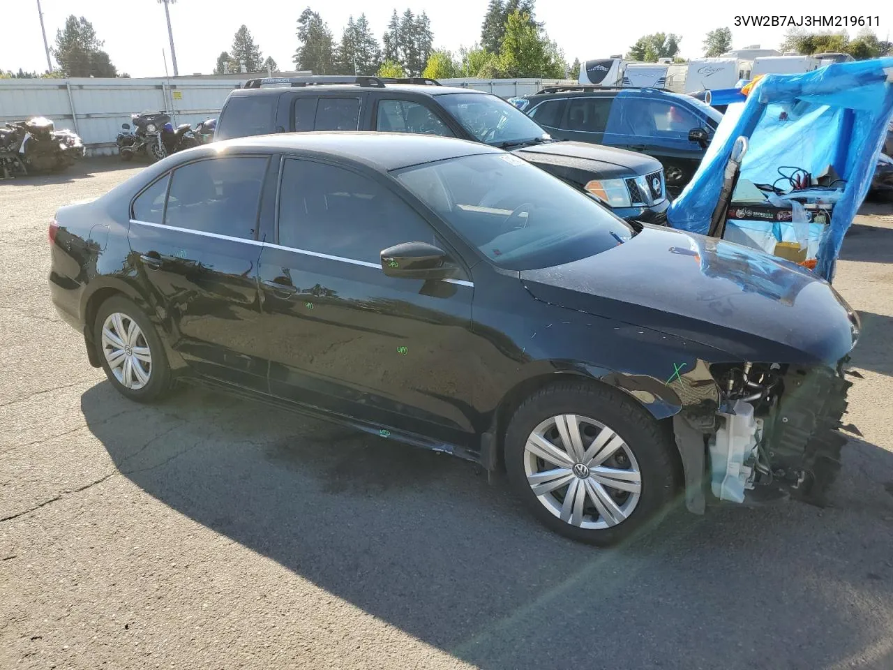 3VW2B7AJ3HM219611 2017 Volkswagen Jetta S