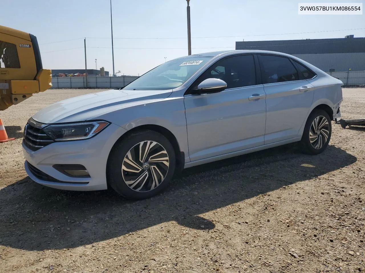 2019 Volkswagen Jetta Sel Premium VIN: 3VWG57BU1KM086554 Lot: 68244614