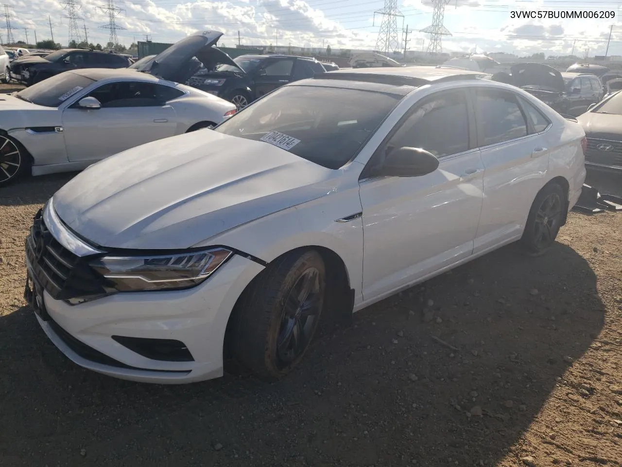 3VWC57BU0MM006209 2021 Volkswagen Jetta S