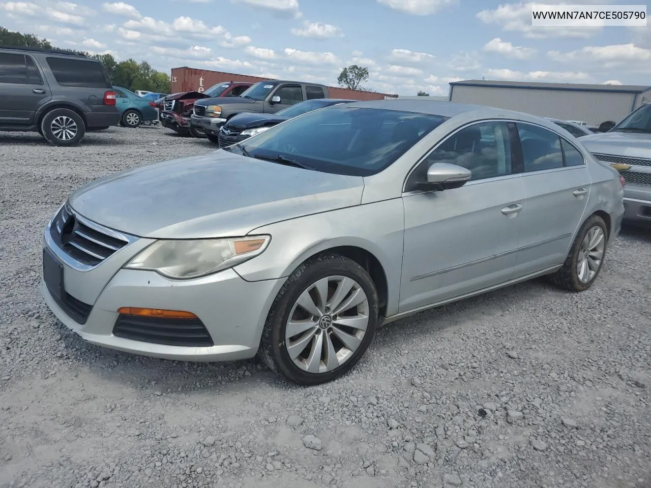 WVWMN7AN7CE505790 2012 Volkswagen Cc Sport