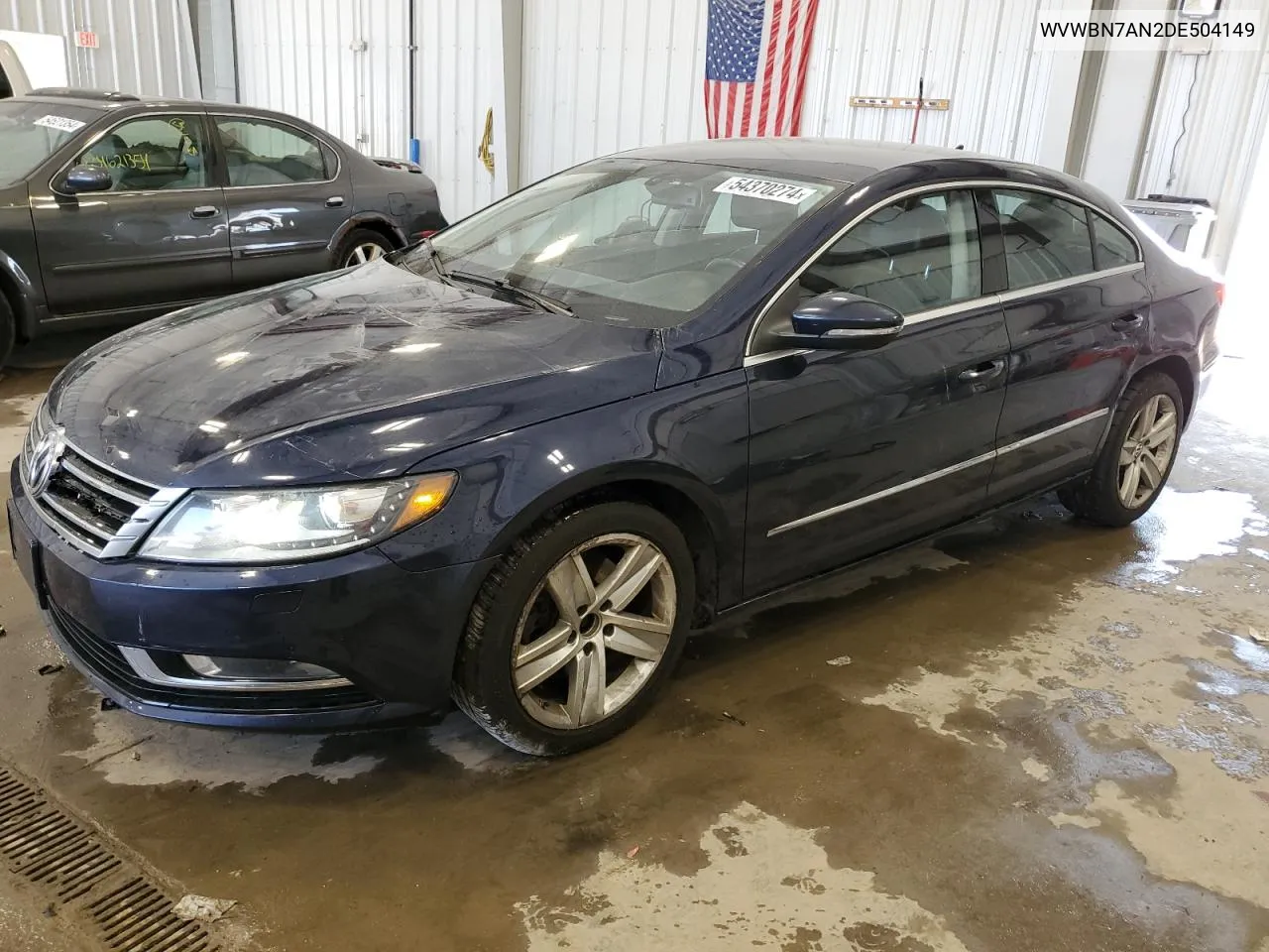 2013 Volkswagen Cc Sport VIN: WVWBN7AN2DE504149 Lot: 54370274