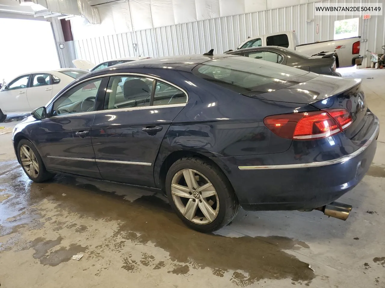 2013 Volkswagen Cc Sport VIN: WVWBN7AN2DE504149 Lot: 54370274