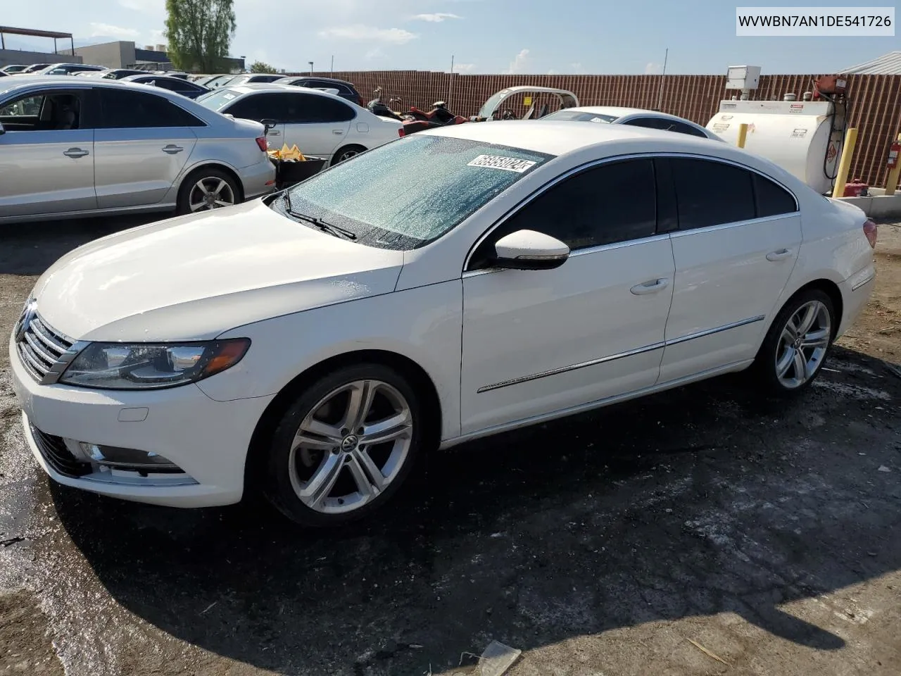 2013 Volkswagen Cc Sport VIN: WVWBN7AN1DE541726 Lot: 66958024