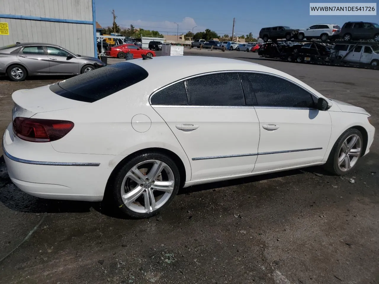 2013 Volkswagen Cc Sport VIN: WVWBN7AN1DE541726 Lot: 66958024