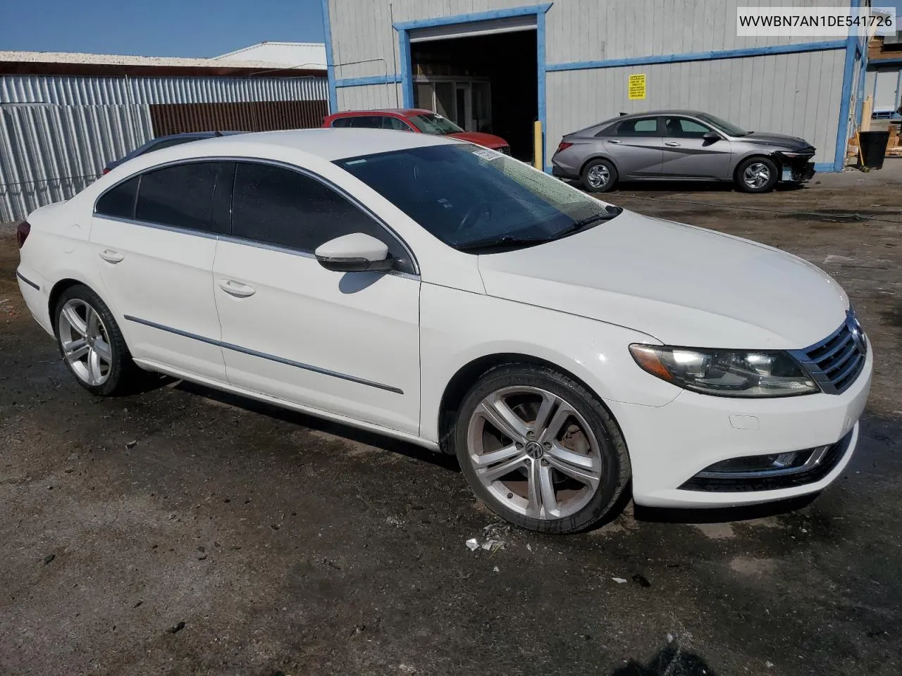 2013 Volkswagen Cc Sport VIN: WVWBN7AN1DE541726 Lot: 66958024