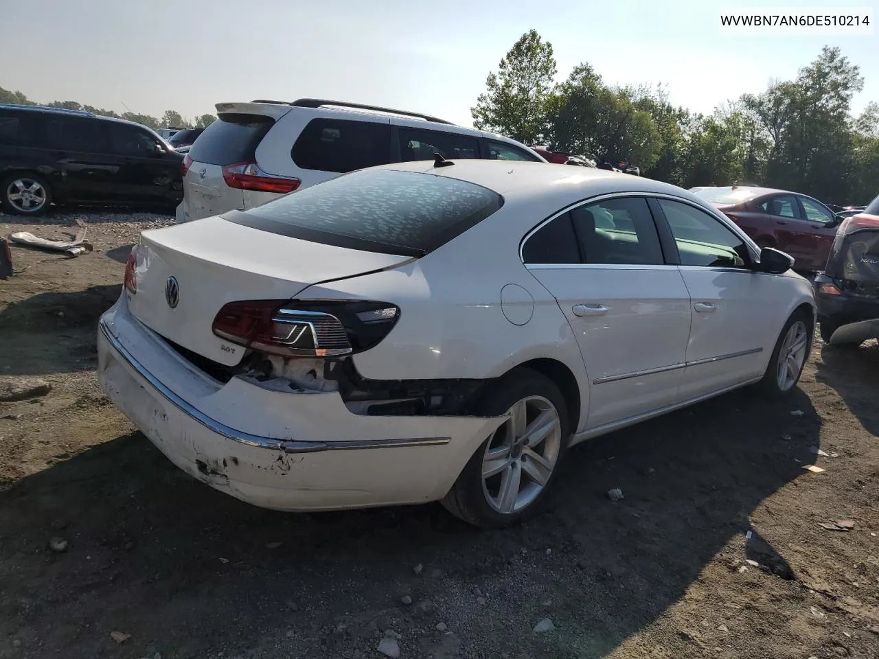 2013 Volkswagen Cc Sport VIN: WVWBN7AN6DE510214 Lot: 67293414