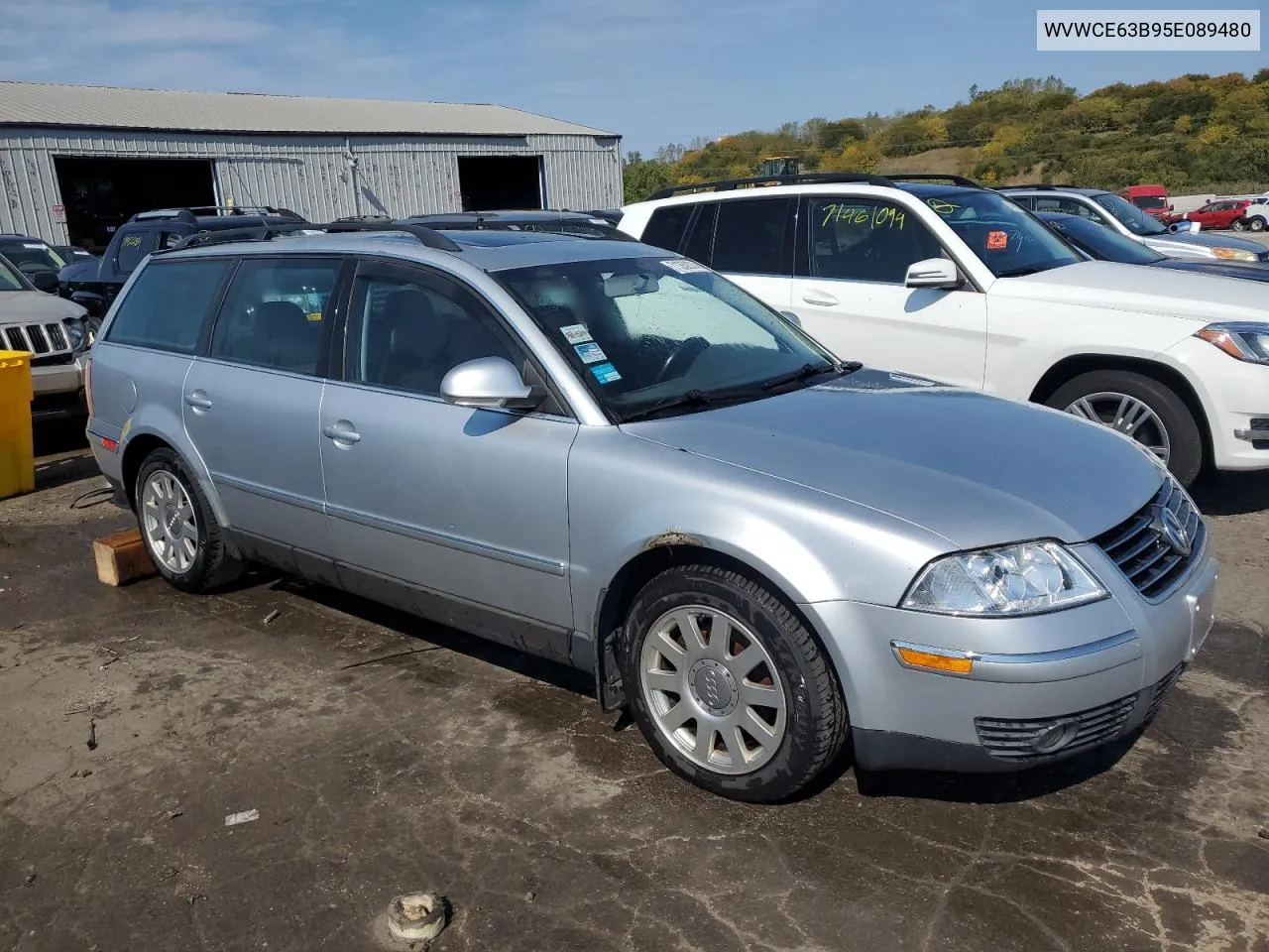 2005 Volkswagen Passat Gls Tdi VIN: WVWCE63B95E089480 Lot: 71352274