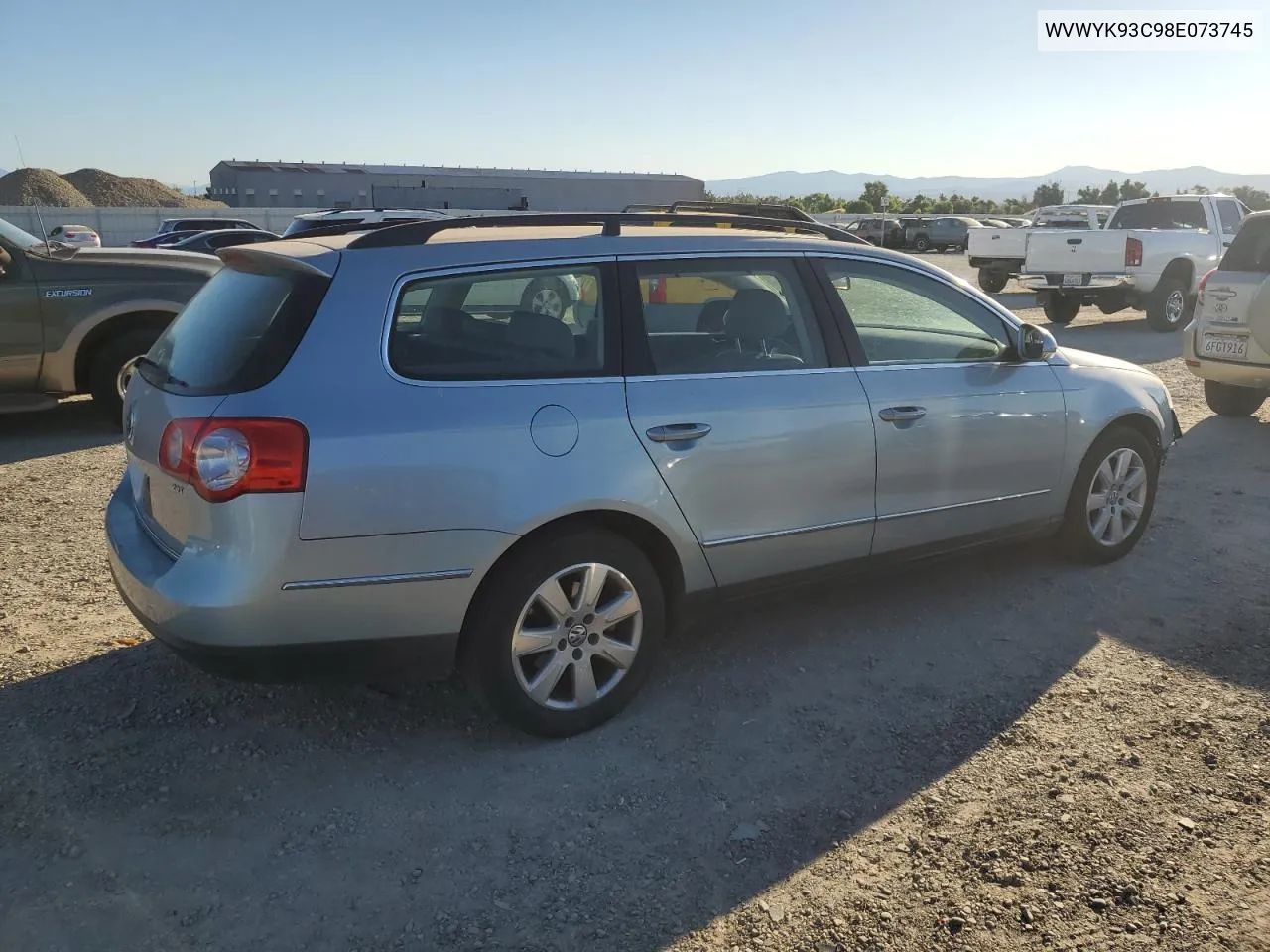 WVWYK93C98E073745 2008 Volkswagen Passat Wagon Turbo