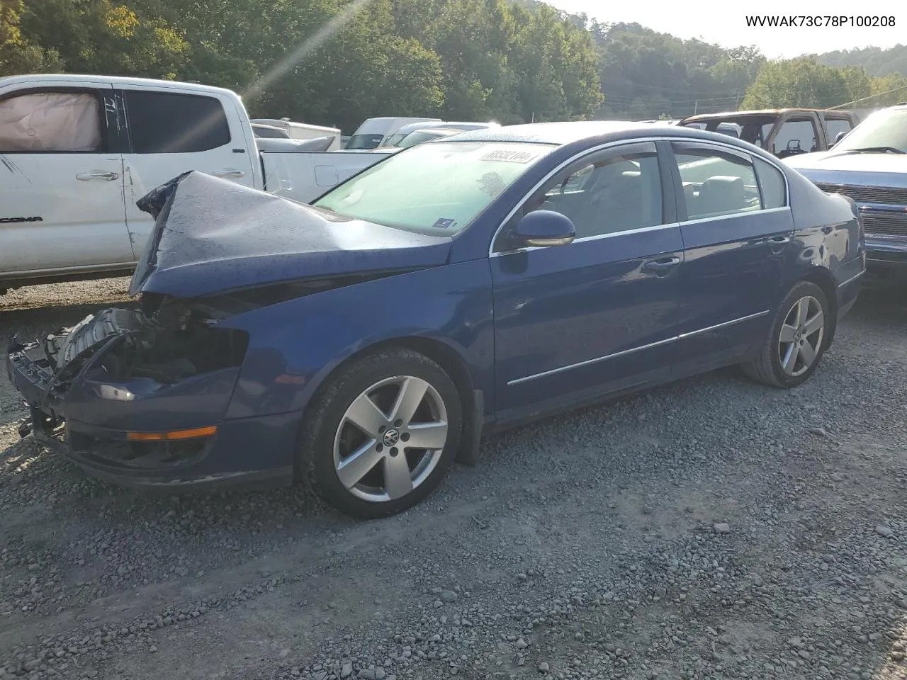 2008 Volkswagen Passat Komfort VIN: WVWAK73C78P100208 Lot: 68532104