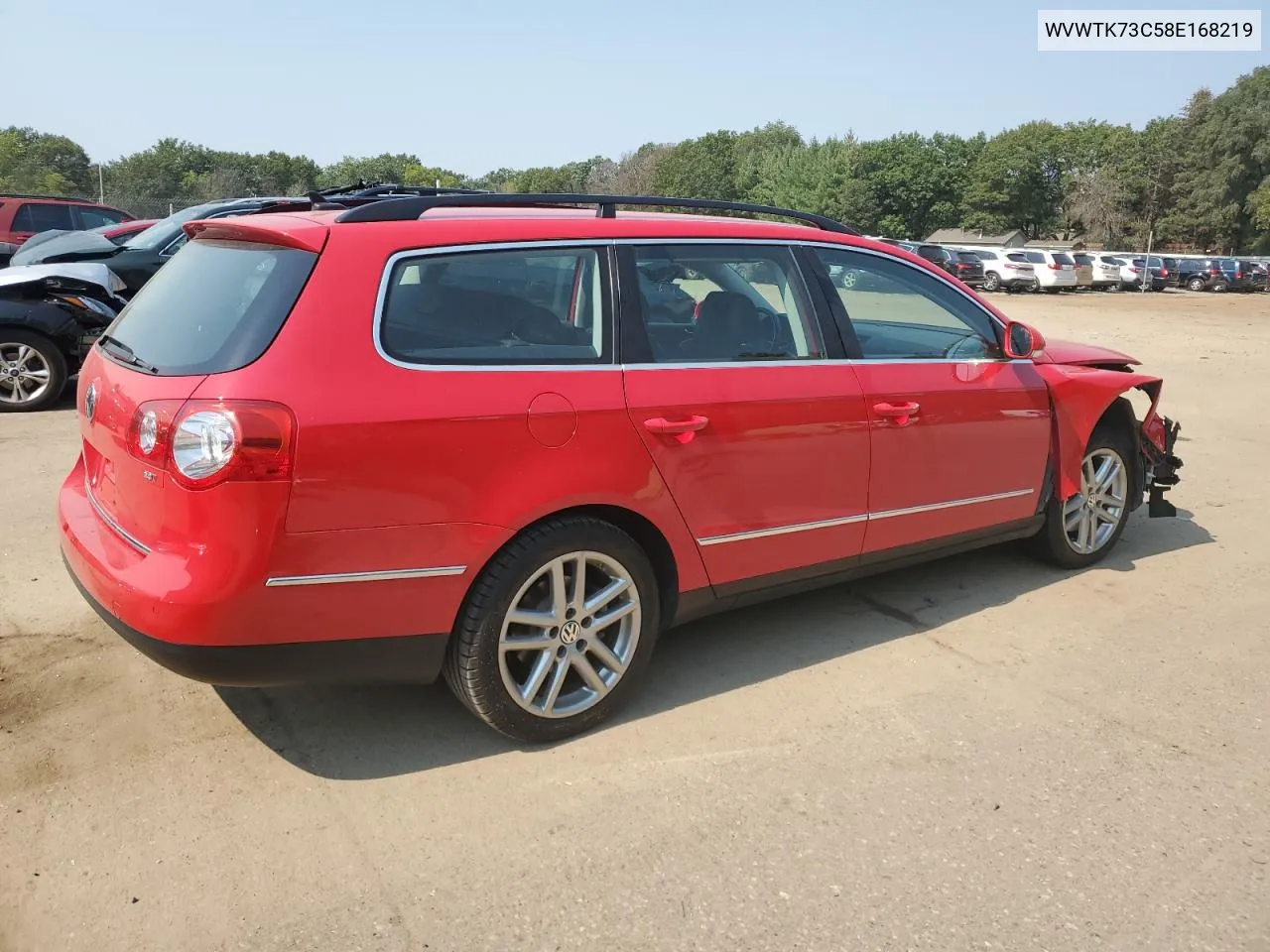 2008 Volkswagen Passat Wagon Lux VIN: WVWTK73C58E168219 Lot: 71274704