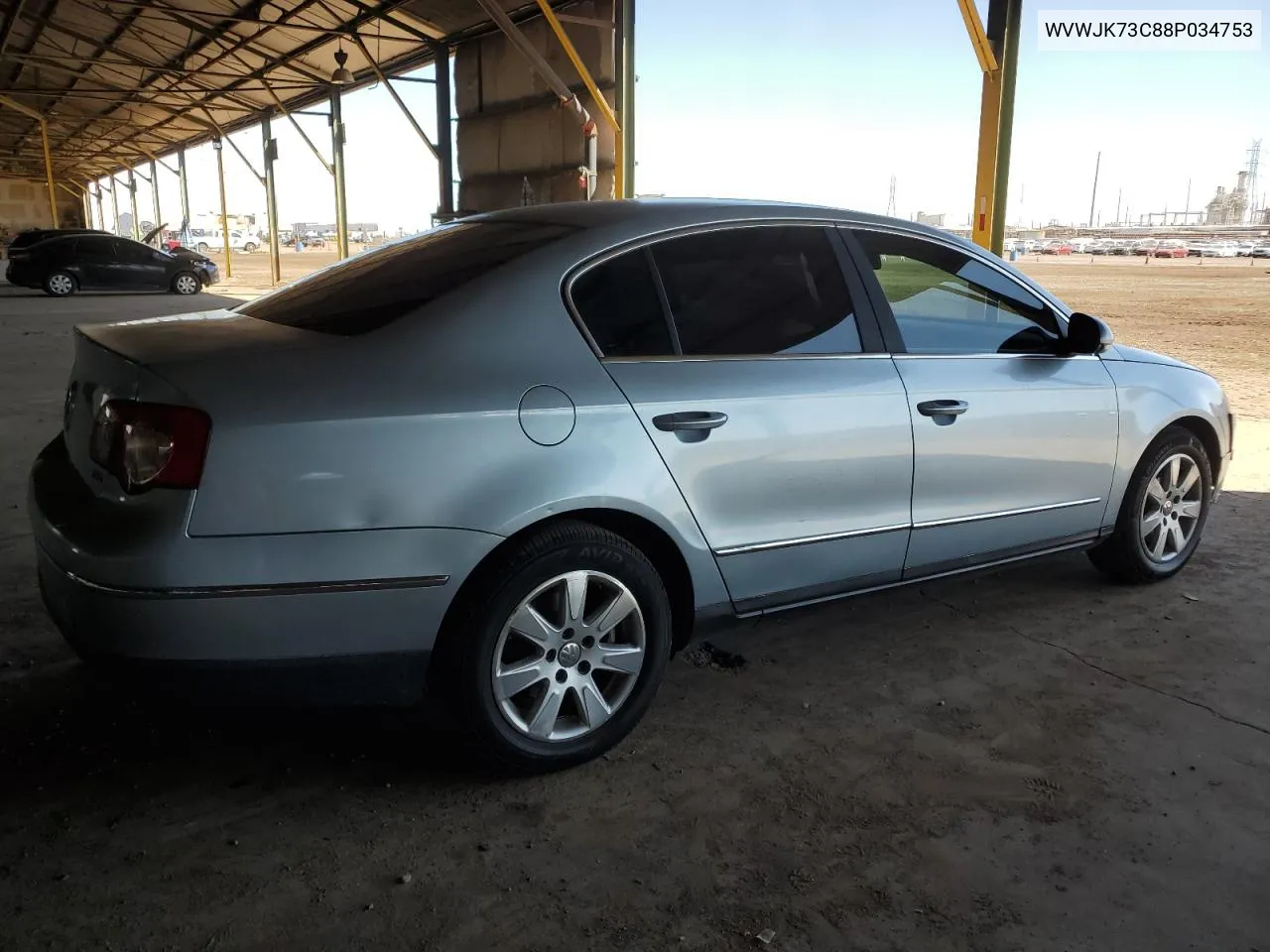 2008 Volkswagen Passat Turbo VIN: WVWJK73C88P034753 Lot: 72128794