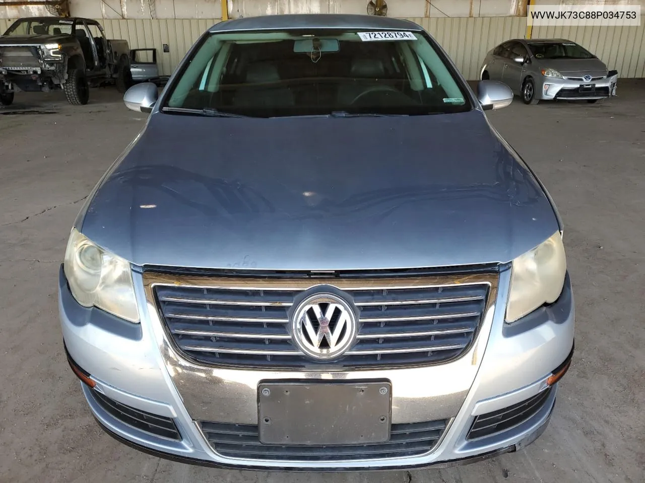 2008 Volkswagen Passat Turbo VIN: WVWJK73C88P034753 Lot: 72128794