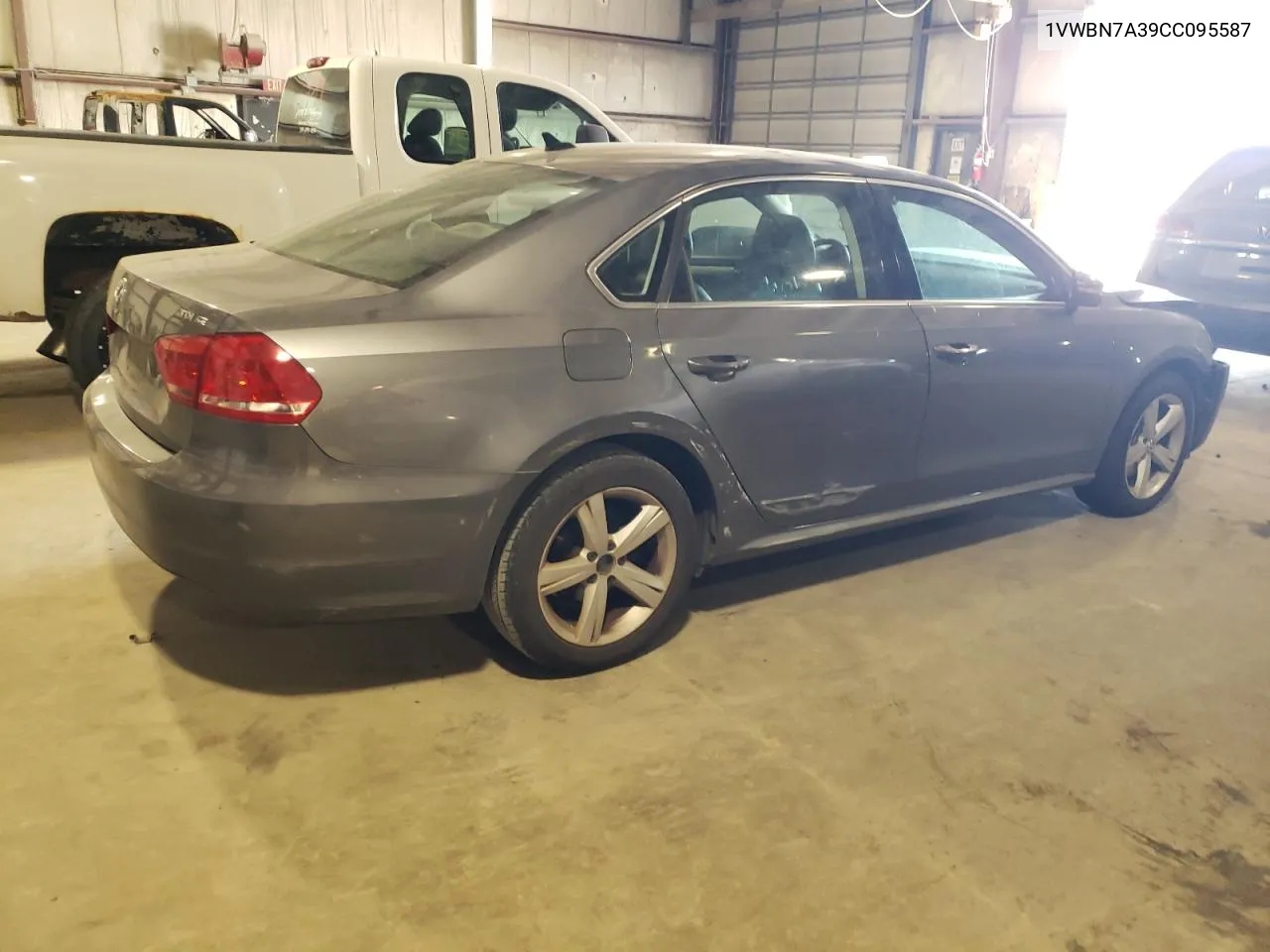 2012 Volkswagen Passat Se VIN: 1VWBN7A39CC095587 Lot: 59549874