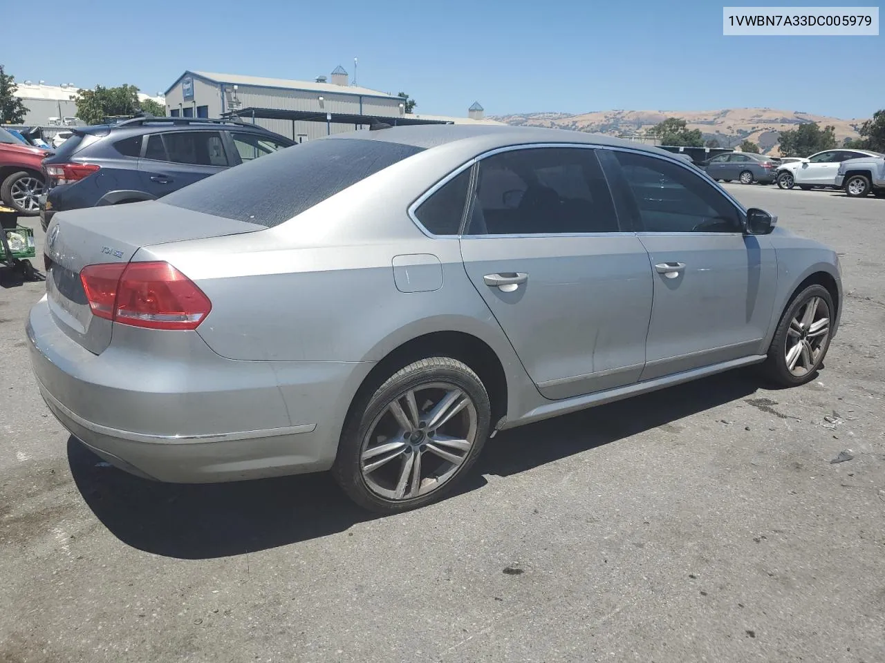 2013 Volkswagen Passat Se VIN: 1VWBN7A33DC005979 Lot: 63321474